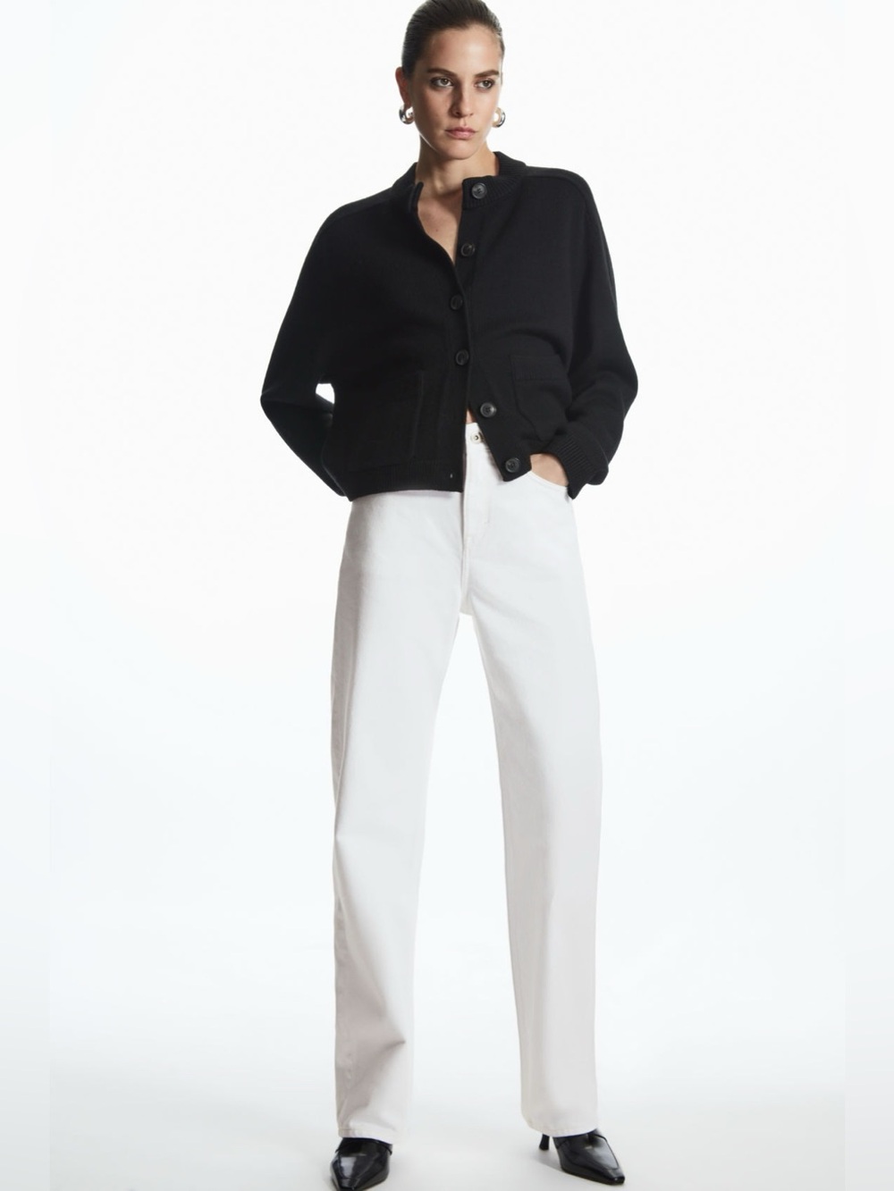 COS Hi-Rise Straight Leg Jeans
